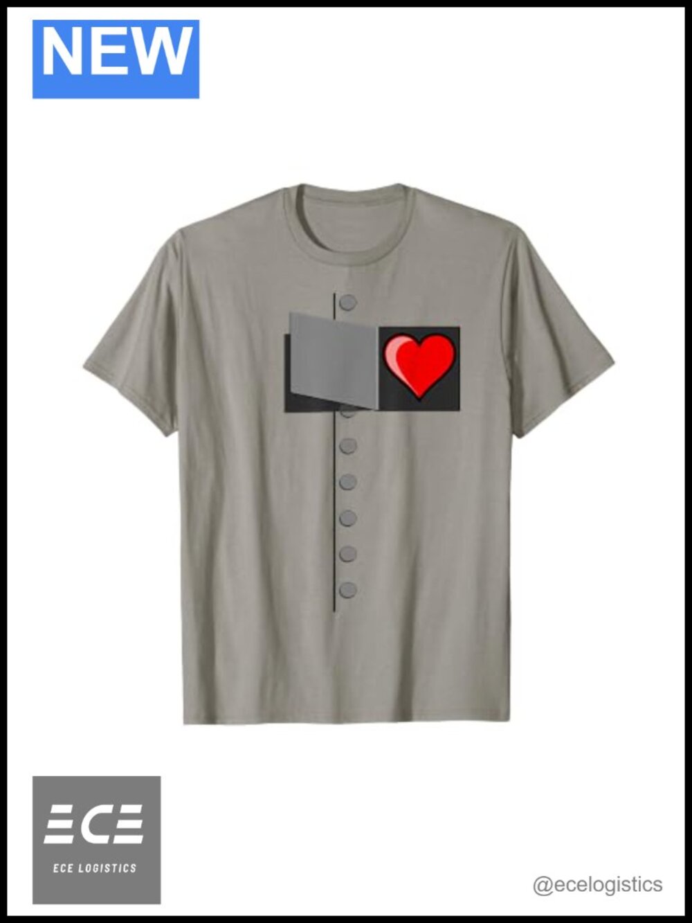 Wizard of Oz Tin Man Halloween Costume T-Shirt Kids Boys Classic Fit